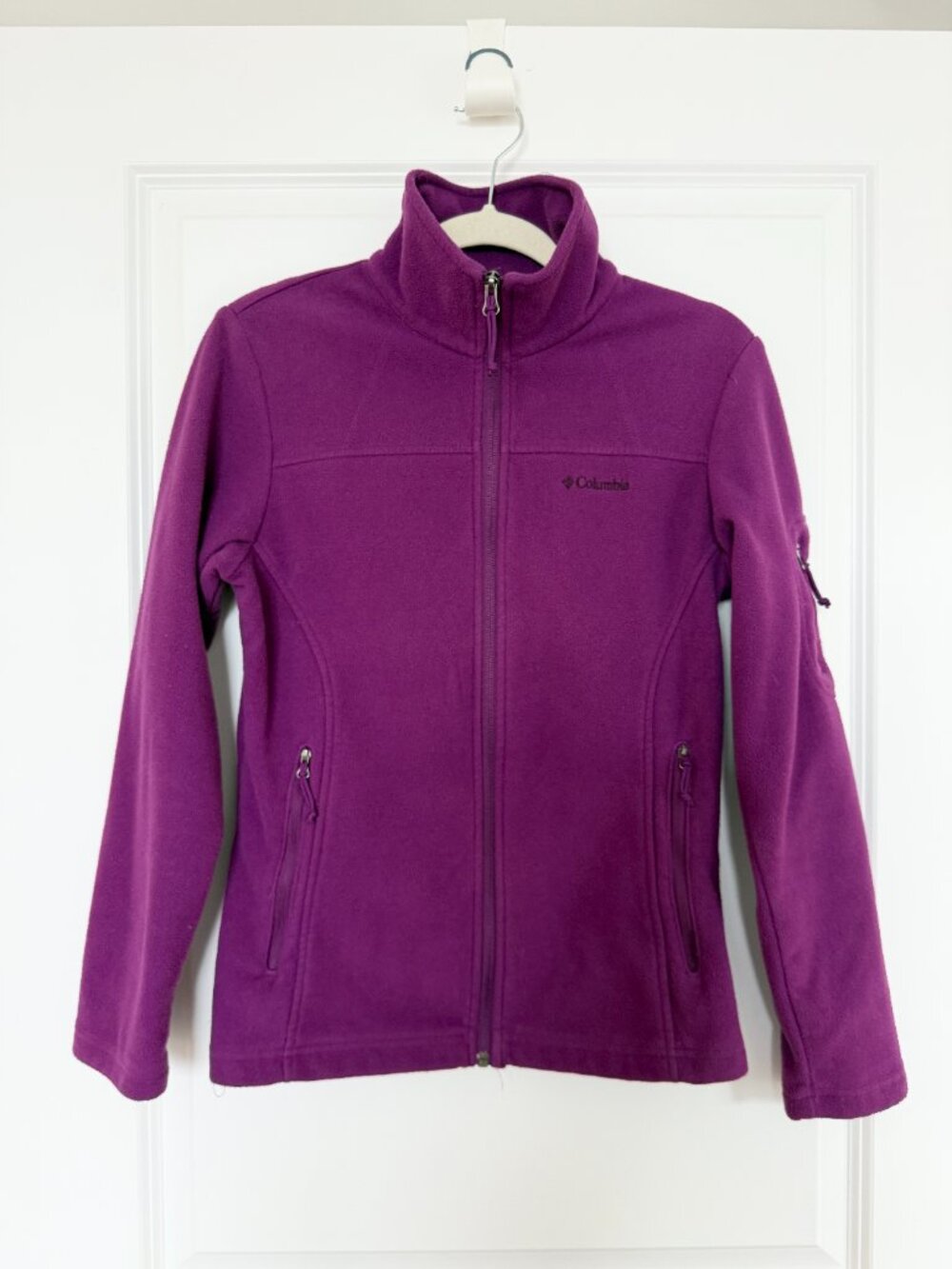 Vintage Columbia Sportswear Company Grape Purple Fleece Jackets - Women's Small